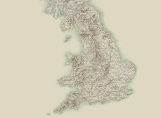 An OS map of the UK c1900